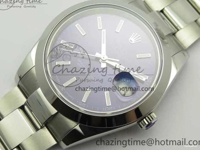 Best 1:1 41mm 126334 II Dial SS BP Oyster Bracelet Makers Blue DateJust Edition on Sticks 0424